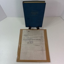 1943 SECRET WWII Lightship Chesapeake LV-116 Safe Combination Letter W/Insc Book picture