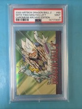 2000 Artbox Dragon Ball Z With Two Minutes Left Chromium Archive Edition PSA 9 ￼ picture