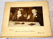 Vintage 1940s Photo Earl Carroll Theatre Restaurant Hollywood Souvenir Seattle picture