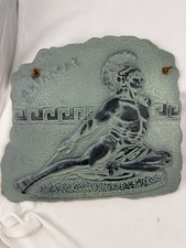Achilles Greek Style Ceramic Wall Plaque Antique Finish Raised Relief Hanging picture