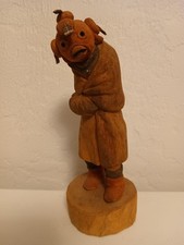 Rare Hopi Kachina Ernest Chapella Mudhead Koyemsi Katsina Doll Cottonwood 8.5