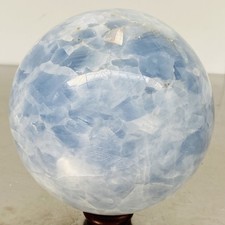 Natural Blue Celestite Crystal Sphere Ball Healing Madagascar 2840G (6.26LB) picture