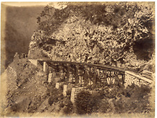 Mexico City, Viaduct of the Summits of Maltrata Vintage Print, Albumin Print 2 picture
