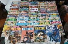 Static #1-42 Partial Run Comic Lot DC Milestone 1993 Icon Long summer Hardware picture