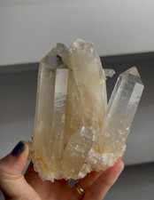 Rare Blue Mist Mango Quartz – Extraordinary Dual Mineral Phenomena – La Belleza  picture
