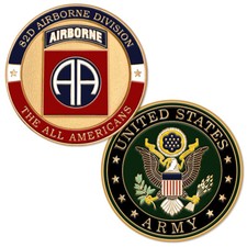 NEW U.S. Army Fort Bragg 82nd Airborne Division Challenge Coin. picture