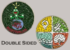 Australia GPS Maze Geocaching Frog Design Challenge Coin  J#43 picture