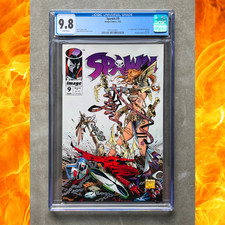 🔥 Spawn #9 CGC 9.8 NM/M (Image 1993) 1st App of Medieval Spawn & Angela 🔥 picture