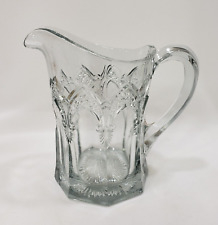 Clear Glass Creamer EAPG Indiana Glass Gothic Windows No 166 picture