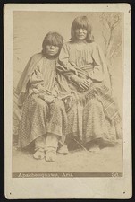 Photo:Arizona Apache Women Portrait 1880s Cabinet Photo Group Portrait picture