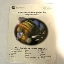 NASA Solar System Lithograph 15 print Set For Space Science NEW-K-12 picture
