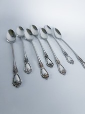 KENNETT SQUARE 7 Iced Tea Spoons Oneida Distinction Deluxe Stainless HH NICE picture