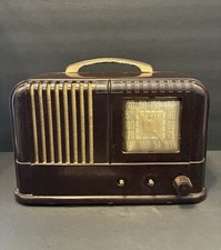 Vintage 1940s Arvin Model #664 Dark Brown Bakelite Tabletop Tube Radio..PARTS picture