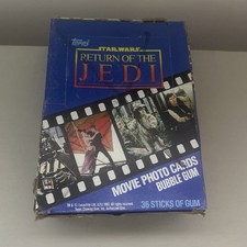 1983 Topps Star Wars Return of the Jedi Series 1 Wax Box 33 of 36 SEALED Packs picture