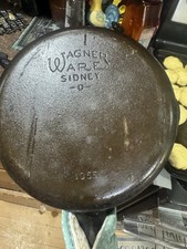 Vintage Antique Wagner Ware Sidney O Cast Iron Skillet 1055K #5 Extremely Rare picture