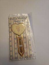 Enseco Precious Moments Book Mark Heart Pastel Kids 1990 Vintage picture