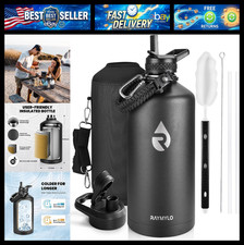 RAYMYLO One Gallon Water Bottle Insulated 128 oz, Stainless Steel picture