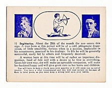 1930s FORTUNE TELLING & HOROSCOPE EXHIBIT VENDING PRIZE POST CARDS picture