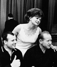 Youri Gagarin Alexey Leonov Valentina Tereshkova Of The Soviet Uni- Old Photo picture