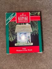 1990 Windows of the World Irish Hallmark Keepsake Christmas Ornament Ireland Box picture