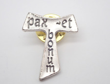 Pax et bonum Vintage Lapel Pin picture