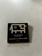 Vintage Stuart Anderson's Black Angus Steakhouse Matchbook Spokane WA picture