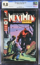 John Byrne's Next Men #21 (1993) CGC 9.0 *KEY* 1st color app HELLBOY picture