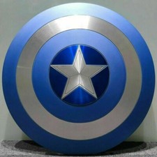 Captain America REPLICA Shield Round metal Shield Cosplay Marvels Avengers 24
