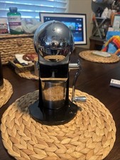Metrokane Ice-O-Matic Chrome Ice Crusher with Mid Century Style Crank Handle picture