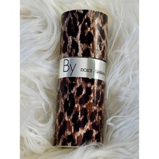 Vintage Dolce & Gabanna By Woman Glass Perfume Bottle Heavy Metal Leopard Rare picture
