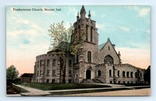 Postcard IN 1913 Marion Presbyterian Church K11 picture