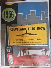1956 Cleveland Auto Show Program Great Period Ads of the 1956 Models  picture