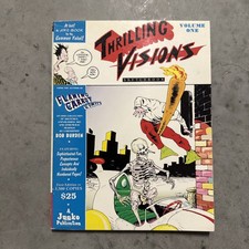 Thrilling Visions Sketchbook by Bob Burden Flaming Carrot Volume 1 1st Ed. 1998 picture