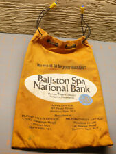 Ballston Spa NY National Bank Bag deposit historic gift estate find props old WZ picture