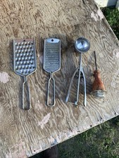 Lot of Vintage Metal Kitchen Tools Farmhouse Country Kitchen Utensils picture