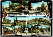 Einlt Richardstorff - Dann Rirdorf - Iet Neurolln Kirchgasse Dorfachmie Postcard picture