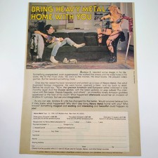 Heavy Metal Magazine Vintage Ad Ghita of Alizar Frank Thorne 1984 Sci-Fi Art picture