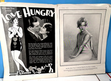 1929 Print Pages: Love Hungry Fox Hit & Ada May Vaudville Queen picture