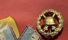 Germany Imperial WWI Wound Badge in Gold (Verwundetenabzeichen 1914)  Gilt picture