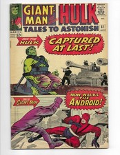 Tales To Astonish 61 1964 Marvel Comics VG 4.0 Giant-Man Hulk *See Description* picture