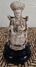 ORIENTAL CHINESE EMPEROR FIGURE RESIN 4+ inches *Obtained in China 90's Trip picture
