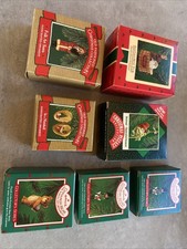Vtg Hallmark Keepsake Ornaments, 1986/87, Lot Of 7, Brand New In Box picture