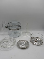 Pyrex 4 Cup Glass Percolator 7754 Complete Coffee Maker Vintage picture