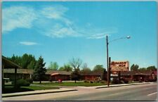 Denver, Colorado Postcard BRANDIN' IRON MOTOR LODGE Roadside 1960s Chrome Unused picture
