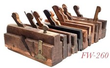 old wood wooden MOLDING PLANE TOOL LOT Dado Beads Fillester T&G others picture