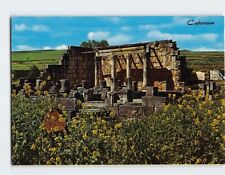 Postcard Ruins of Ancient Synagogue Capernaum Israel picture