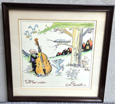 (1955) ORIGINAL Cliff Sterrett Hand-Drawn Cartoon 10x10 Panel Polly and Her Pals picture