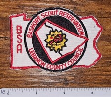 Bashore Scout Reservation Lebanon County Council Boy Scout BSA Patch picture