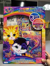 Lisa Frank Super Activity Set; Factory Sealed. Posters/stickers/activity Book picture
