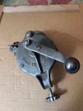 Antique Vintage Hand Crank Grinding Wheel Sharpener Stone Clamp-On picture